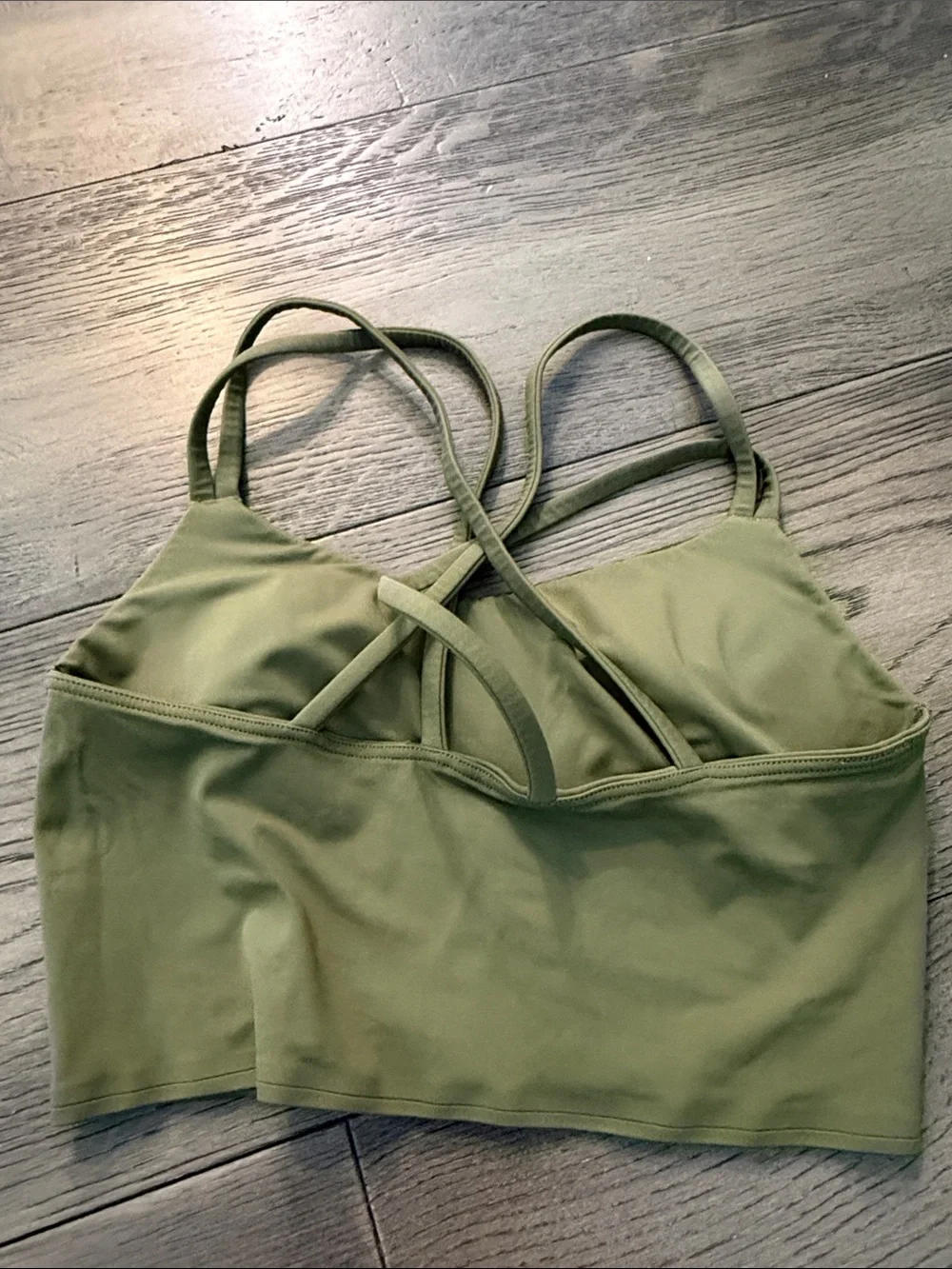 lululemon athletica Olive Strappy Sports Bra